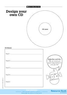 Design your own CD