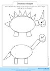 Dinosaur shapes