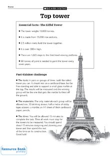 Eiffel Tower facts and activities