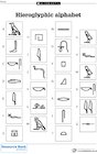 Ancient Egypt: Hieroglyphic alphabet