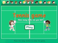 Tennis fun game