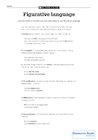 Figurative language – reference sheet