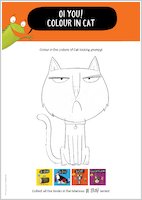 Oi Cat! - colouring