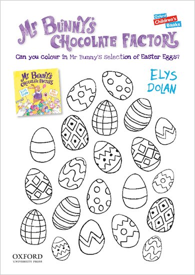Mr Bunny's Chocolate Factory - colouring sheet