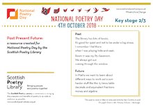 National Poetry day – Past Present Future