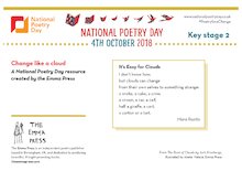 National Poetry Day – Change like a Cloud