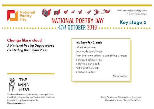 National Poetry Day - Change like a Cloud