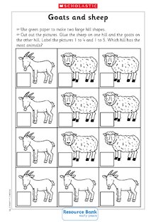 Goats and sheep number line