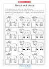 Goats and sheep number line