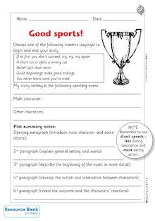 Good sports! – information report