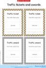 Traffic tickets and awards
