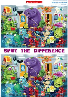 Spot the difference: Monsters poster