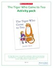 The Tiger Who Came To Tea activity pack