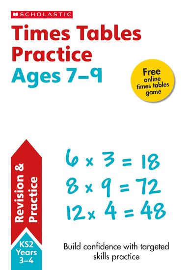 Practice Book for Ages 7-9 x 6