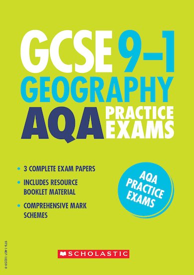 GCSE Grades 9-1: Geography AQA Practice Exams (3 papers) x 30