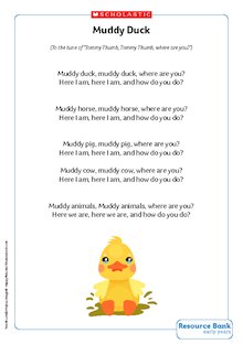 Muddy Duck Rhyme