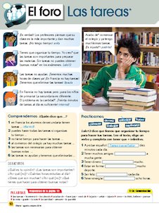¡Las tareas!