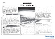 Wild weather – fact sheet