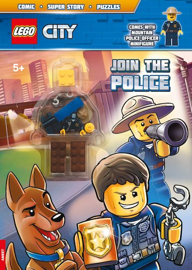 Lego city hot sale book with minifigure