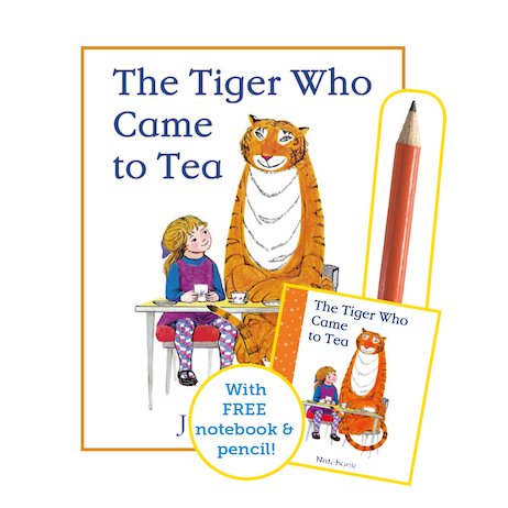 The Tiger Who Came to Tea with Notebook and Pencil
