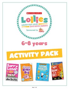 2018 Scholastic Lollies – 6-8 years Activity Pack