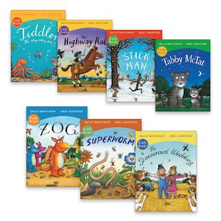 Julia Donaldson and Axel Scheffler Early Readers Pack x 7 - Scholastic Shop