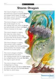 ‘Storm dragon’ poem