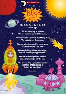 Space rhyme poster