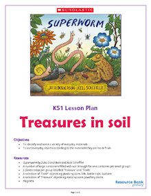 Superworm – Treasures in soil activity pack – KS1