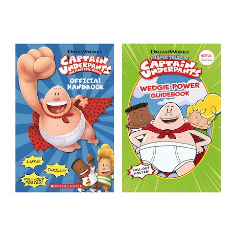 Captain Underpants: Wedgie Power Guidebook (TV Handbook) with FREE Official Movie Handbook