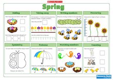 Spring Maths Activity Mat