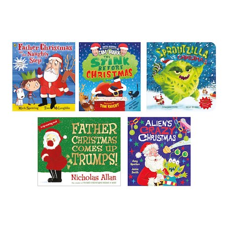 Funny Christmas Picture Books Pack x 5