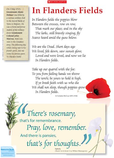 In Flanders Fields - Poem Summary and Overview of Themes 