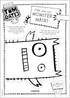 Tom Gates What Monster? Monster mask activity sheet