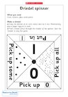Make a dreidel spinner