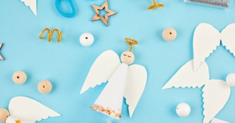 Making angel crafts Making angel crafts