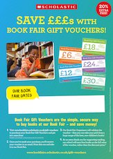 Gift Vouchers poster - Scholastic Book Fairs Gift Vouchers poster - Scholastic Book Fairs