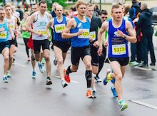 First London marathon