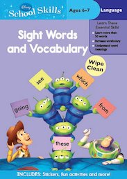Disney School Skills: Toy Story: Sight Words and Vocabulary