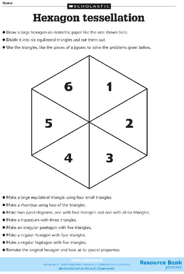 hexagon tessellation