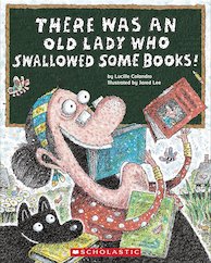 There Was an Old Lady Who Swallowed Some Books!