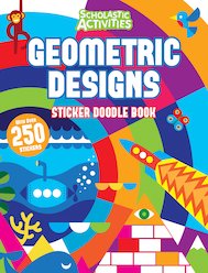 Geometric Designs Sticker Doodle Book