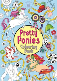 Pretty Ponies Colouring Book