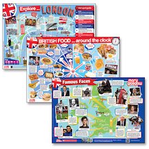 Mary Glasgow Magazines: English Poster Pack (3 giant posters)