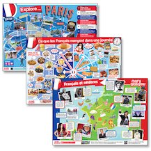 Mary Glasgow Magazines: French Poster Pack (3 giant posters)