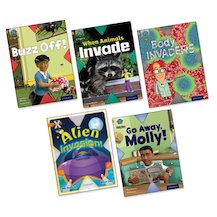 Project X Origins: Invasion Pack x 5 (Book Band Orange)