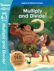 Moana: Multiply and Divide! (Ages 6-7)