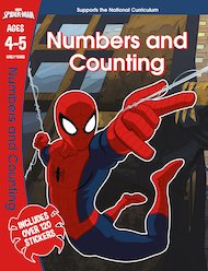 Spider-Man: Numbers and Counting, Ages 4-5