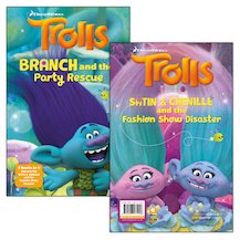 Branch and the Party Rescue / Satin and Chenille and the Fashion Show Disaster (Flip Book)