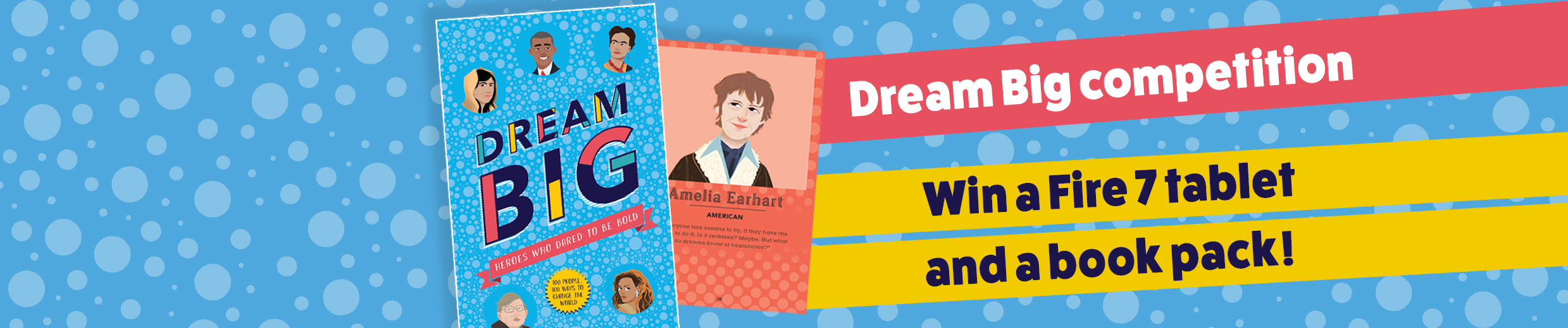 Dream Big competition spring 2019 banner desk Dream Big competition spring 2019 banner desk